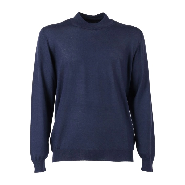 mock-neck sweater