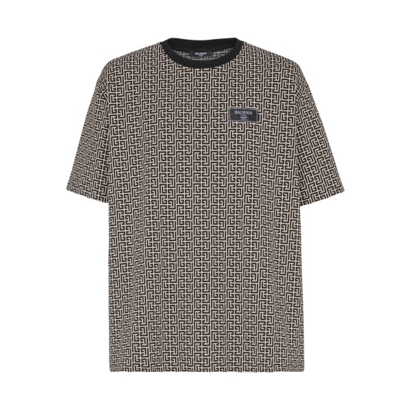 monogram-jacquard T-shirt