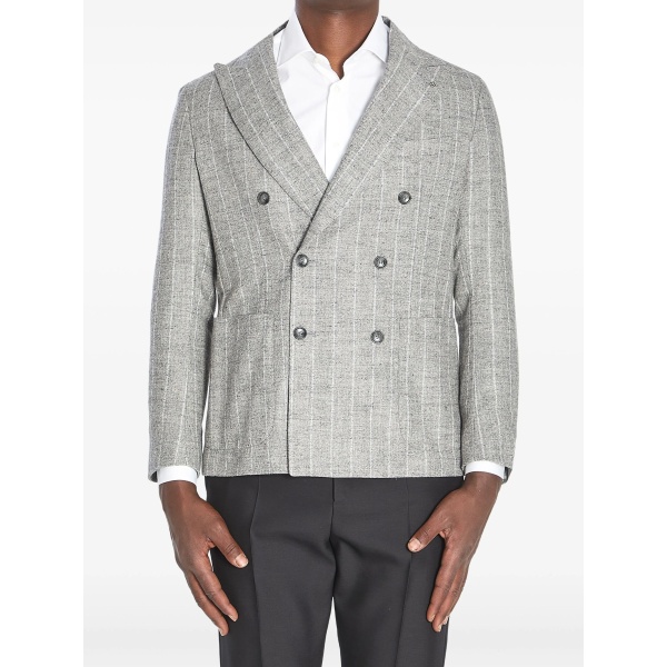 Montecarlo pinstripe double-breasted jacket
