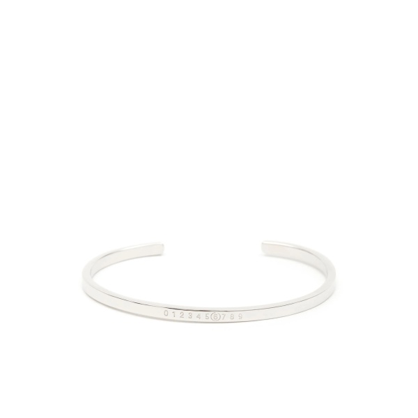 Numeric engraved cuff bracelet
