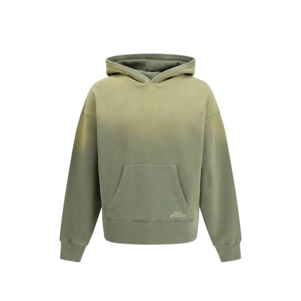 ombré-effect logo-print hoodie