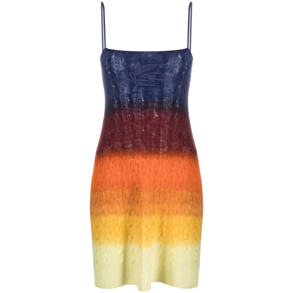 ombré knitted dress