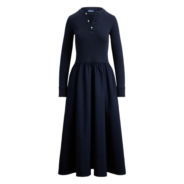 panelled midi dress