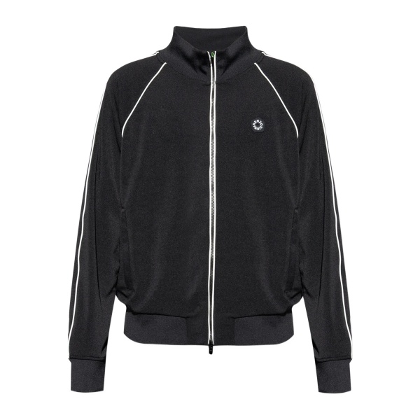 panelled zip-up track jacket