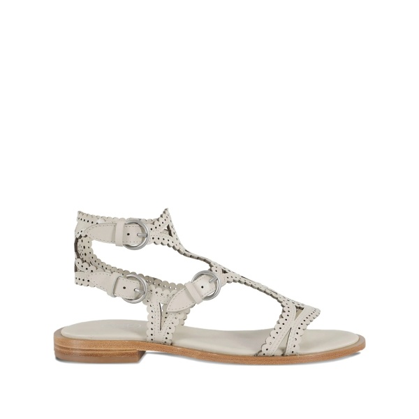 Paprika flat sandals