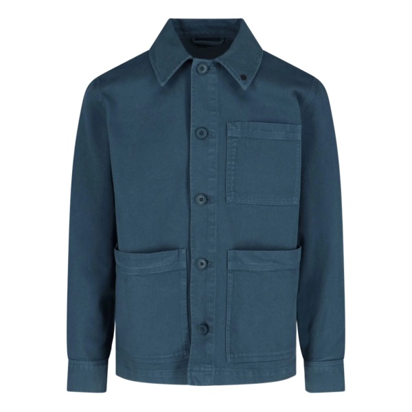 patch pocket shirt jacket