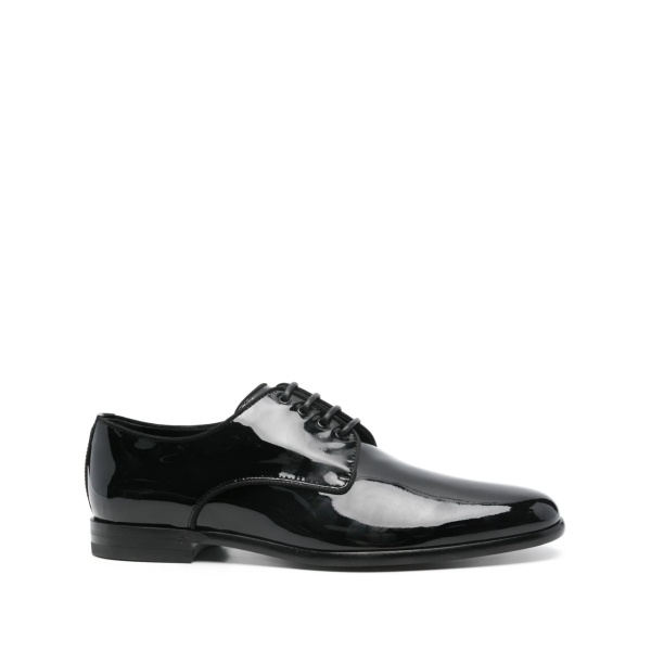 patent-finish loafers