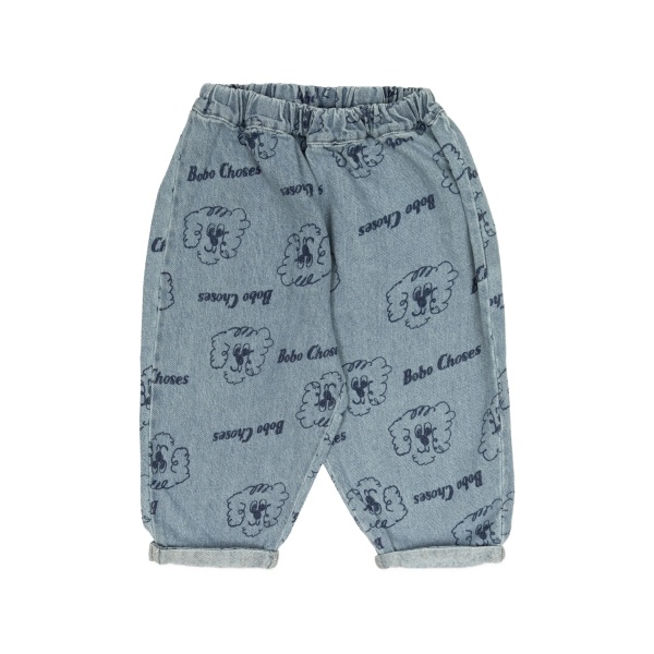 Pickles The dog graphic-print jeans
