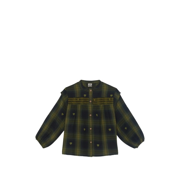 plaid heart shirt