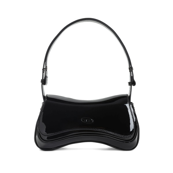 Play logo-plaque shoulder bag