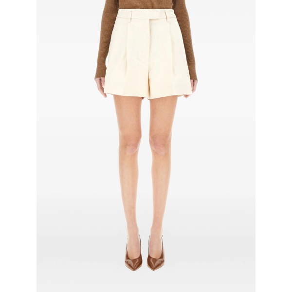 pleated shorts