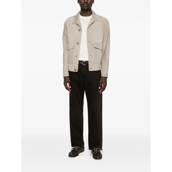 pocket leather jacket