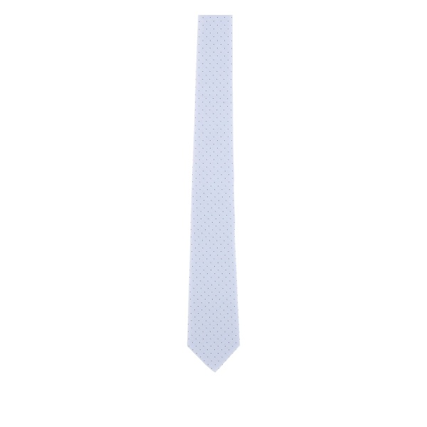 polka-dot pattern silk tie