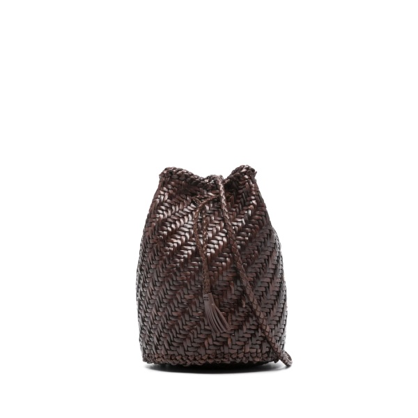 Pompom Double Jump bucket bag