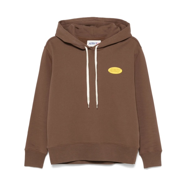 printed logo hoodie