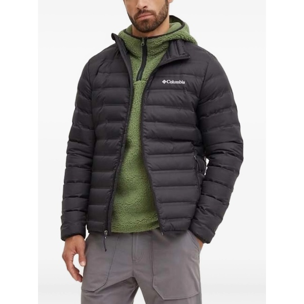 quilted hooded jacket