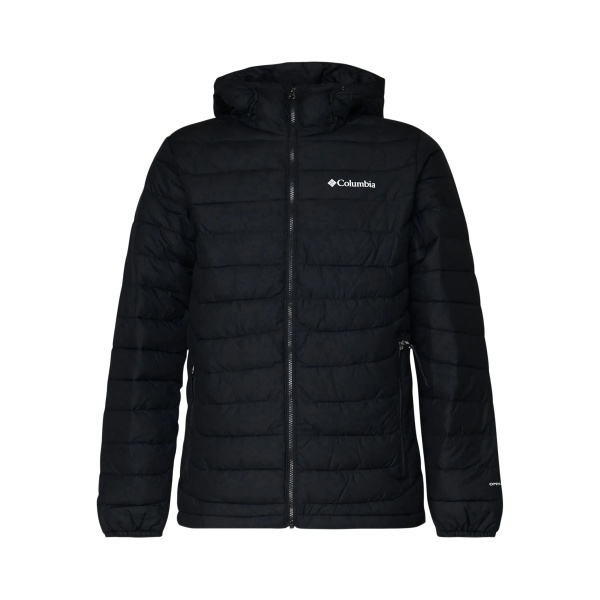 quilted hooded jacket