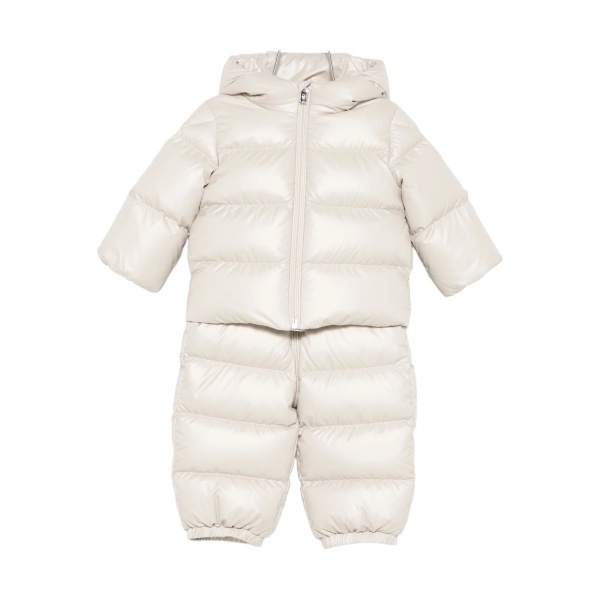 quilted hooded snowsuit