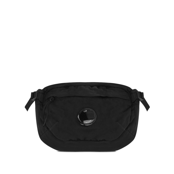 quilted lens-detail bag