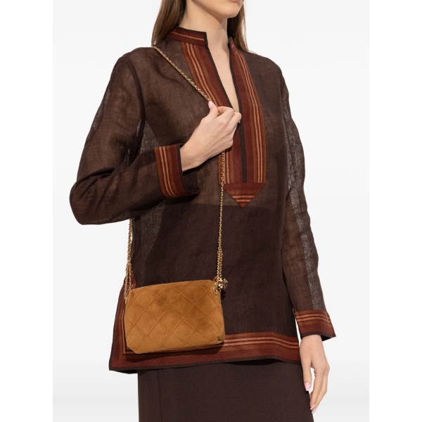 quilted-motif chain crossbody Bag