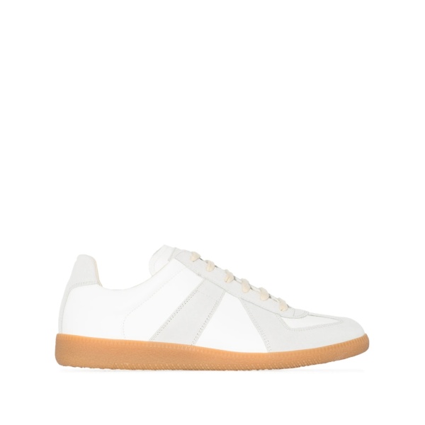 Replica low-top leather sneakers