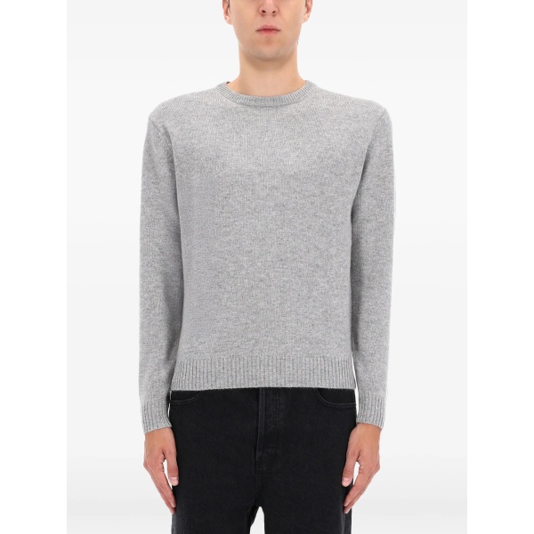ribbed crewneck sweater