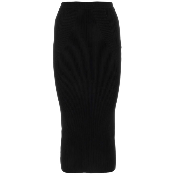 ribbed-knit pencil skirt