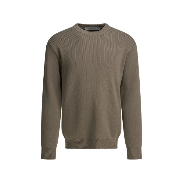 ribbed-knit sweater