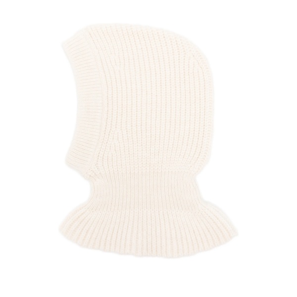 ribbed-knit wool balaclava