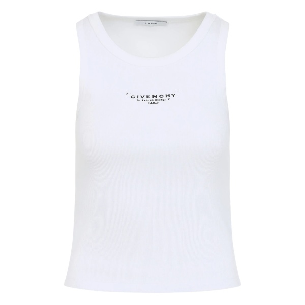 ribbed logo top