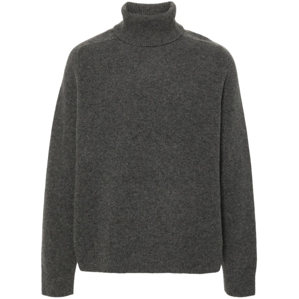 roll-neck wool jumper