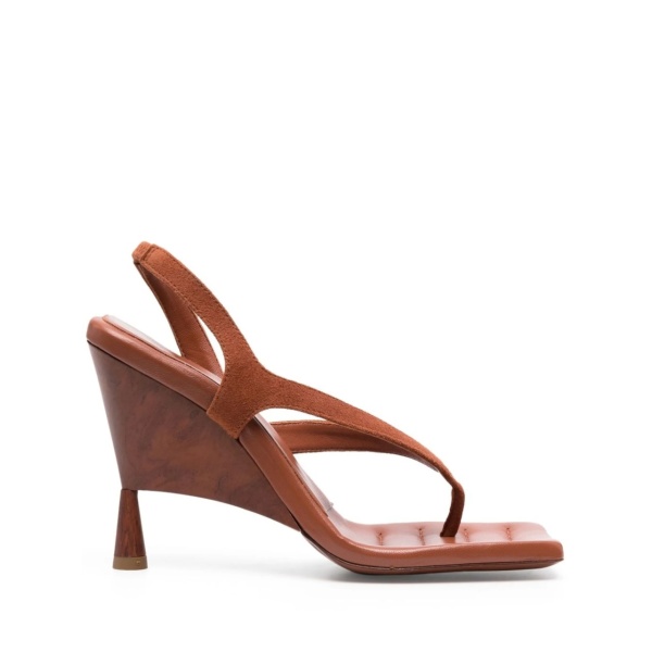 Rose slingback sculpted sandals