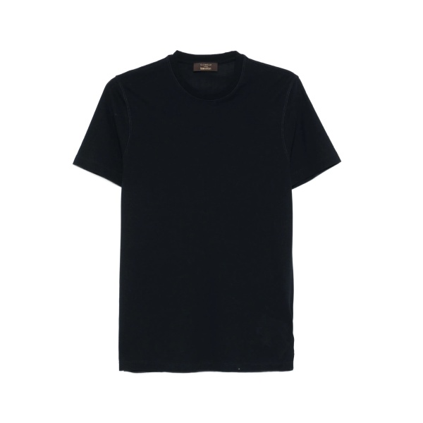 round-neck cotton T-shirt