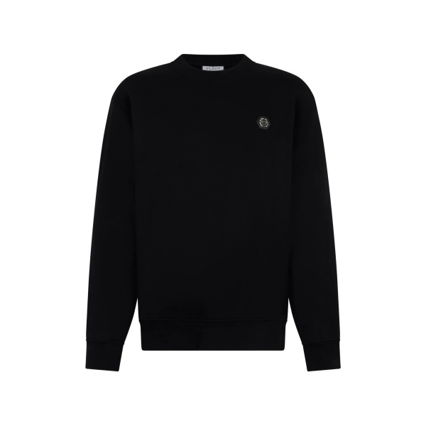 round-neck sweatshirt