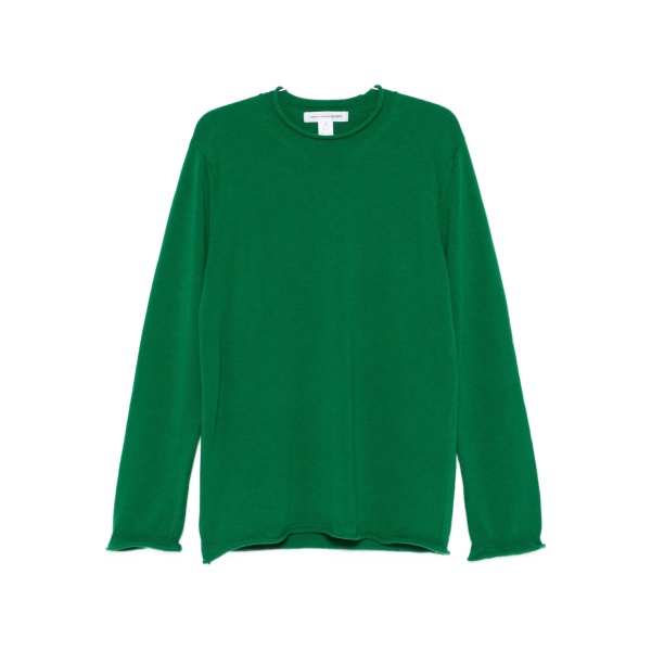 round-neck wool sweater