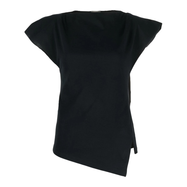 Sebani padded asymmetric T-shirt