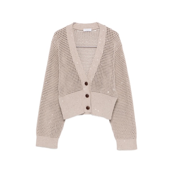 sequin-embellished cardigan