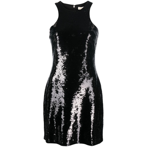 sequin-embellished sleeveless minidress