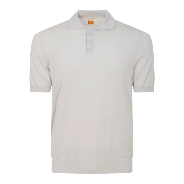 short-sleeve button polo shirt