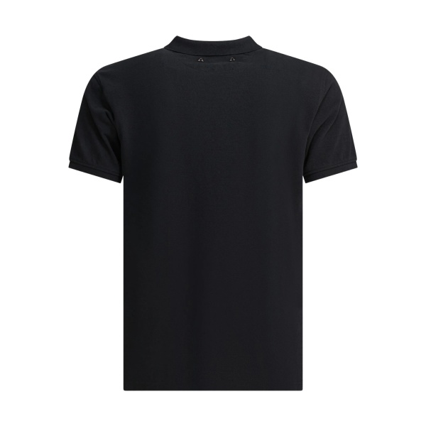 short-sleeve buttoned polo shirt