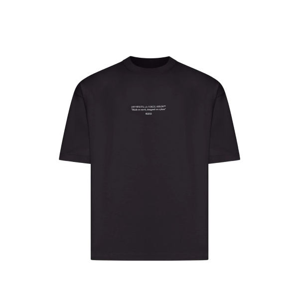 slogan-print T-shirt