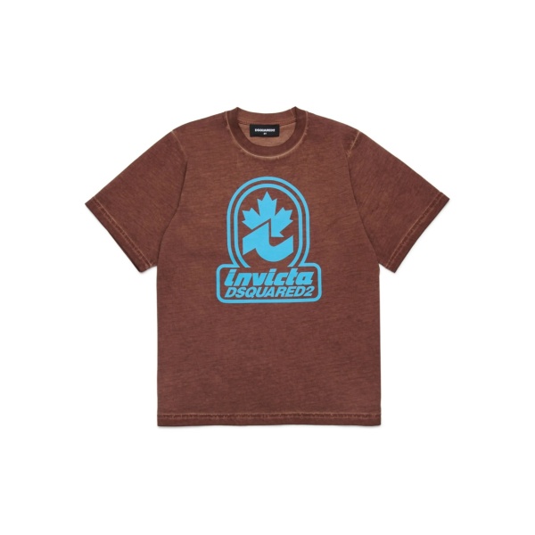 slogan-print T-shirt