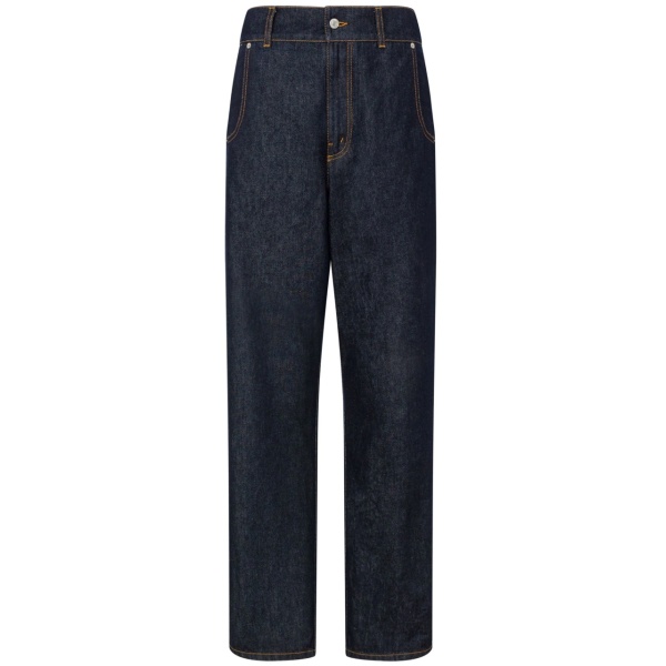 straight-leg jeans