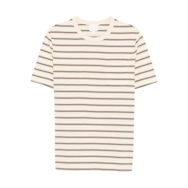 striped chest-pocket T-shirt