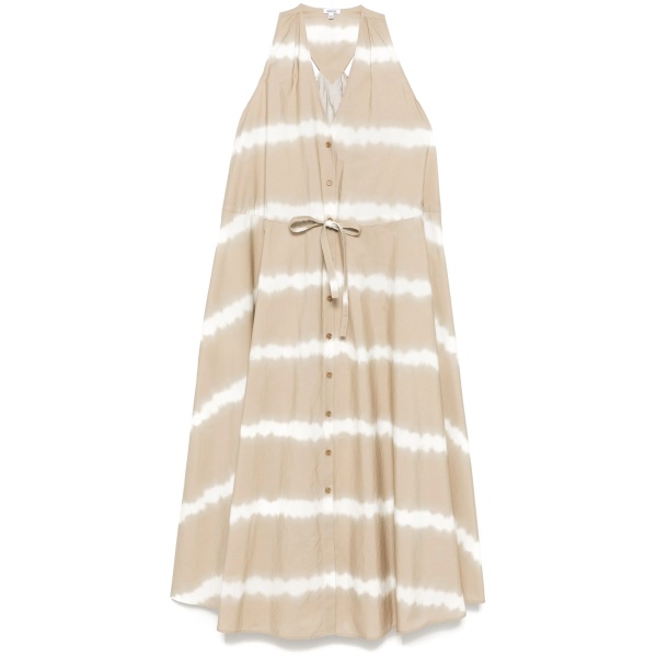 striped midi dress