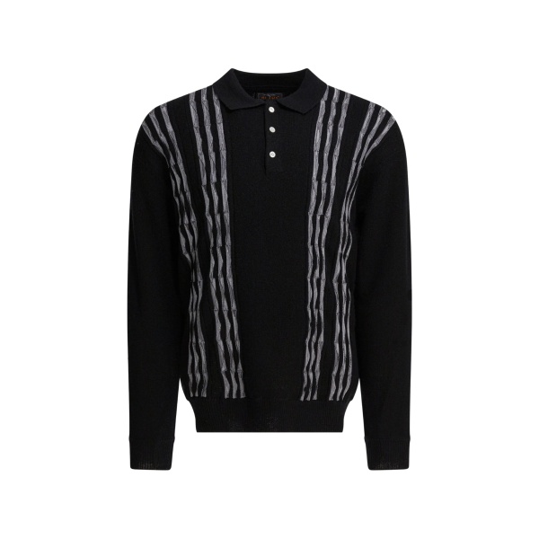 striped polo shirt