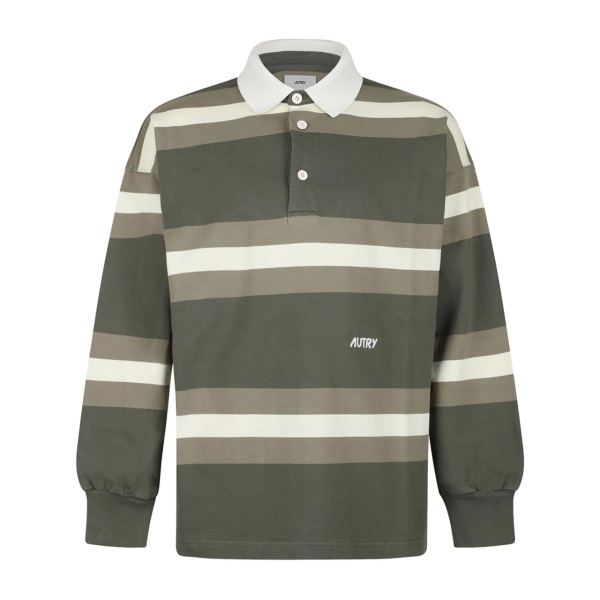 striped polo shirt