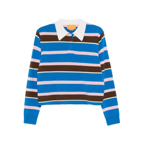 striped polo top