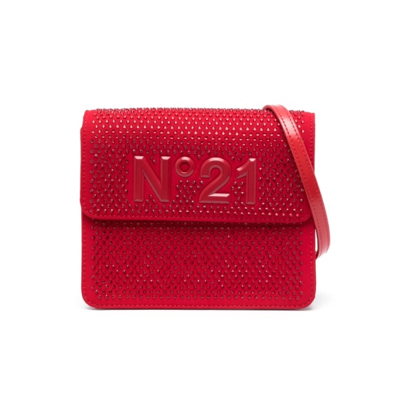 stud-embellished shoulder bag