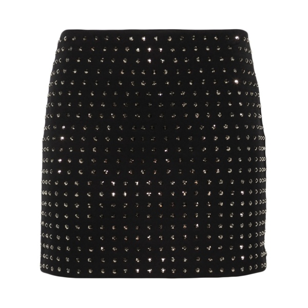 studded mini skirt